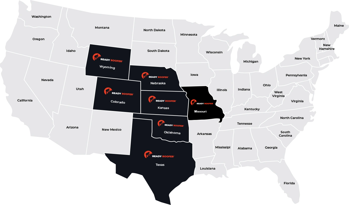 Ready Roofer Operating States in the USA